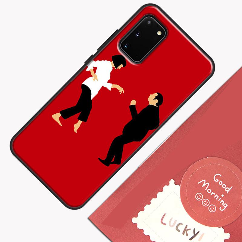Pulp Fiction Dancing Phone Case For Samsung Galaxy S24 S26 Ultra S20 S21 S22 S23 S25 Plus S10 S25 FE Cover Shell