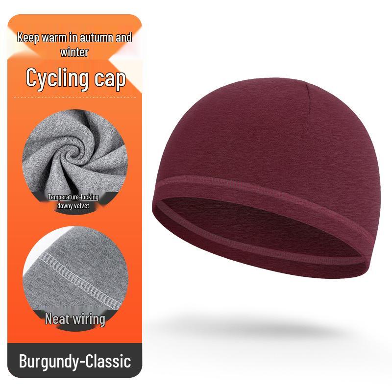 Windproof Winter Cycling Beanie: Warm Ear-Covering Hat for Motorcycling, Running & Sports