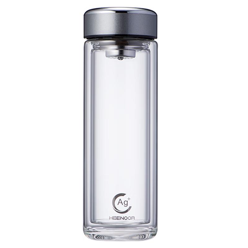 Heenoor Double-Layer Antibacterial Glass Cup