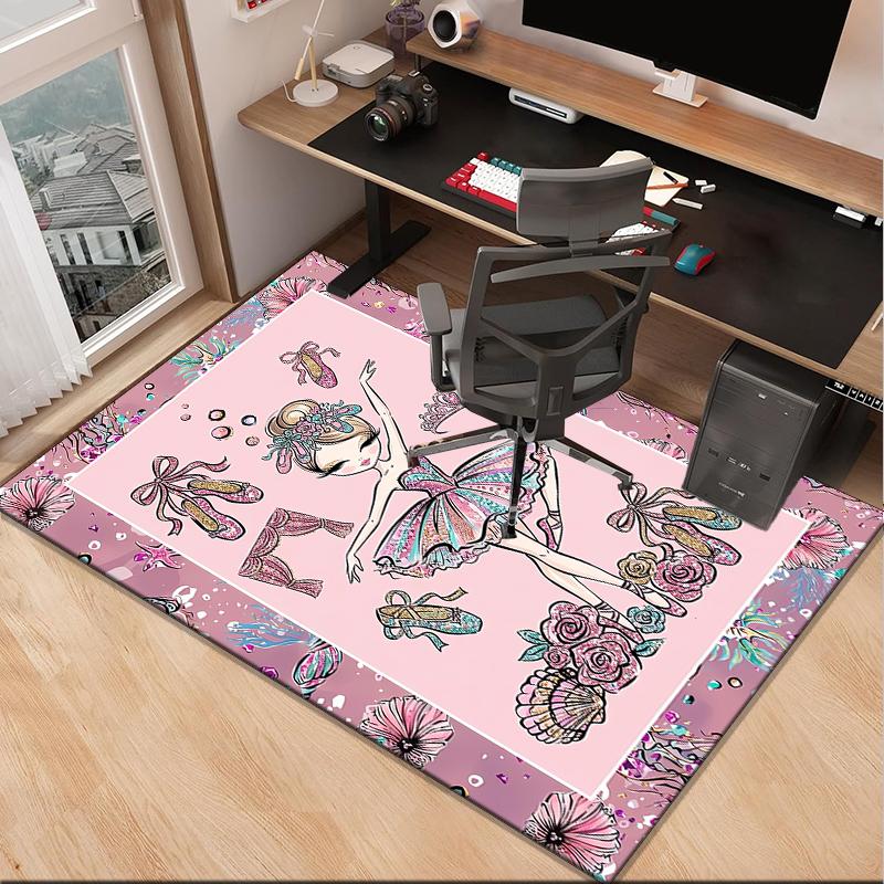 Dreamy Fairy Tale World Office Rug Chair Mat, Entryway Carpet, Suitable for Front Door, Bedroom, Living Room, Desk, Holiday Gift