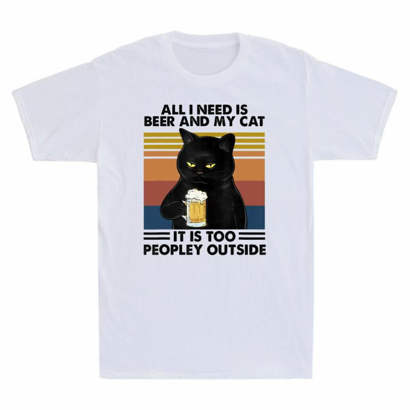 All Is Outside Lover And Tshirt Need Cat My Funny Beer I Peopley It Too Cat Is