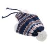 Warm Knitted Hat  for Women Winter Hat Ear Protection Beanies Caps Thick Crochet Hat Lovely Pom Knit Hat