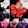 Christmas Flowers Clear for New Enamel Fashion Women Wedding Rhinestone Crystal Brooches Flower