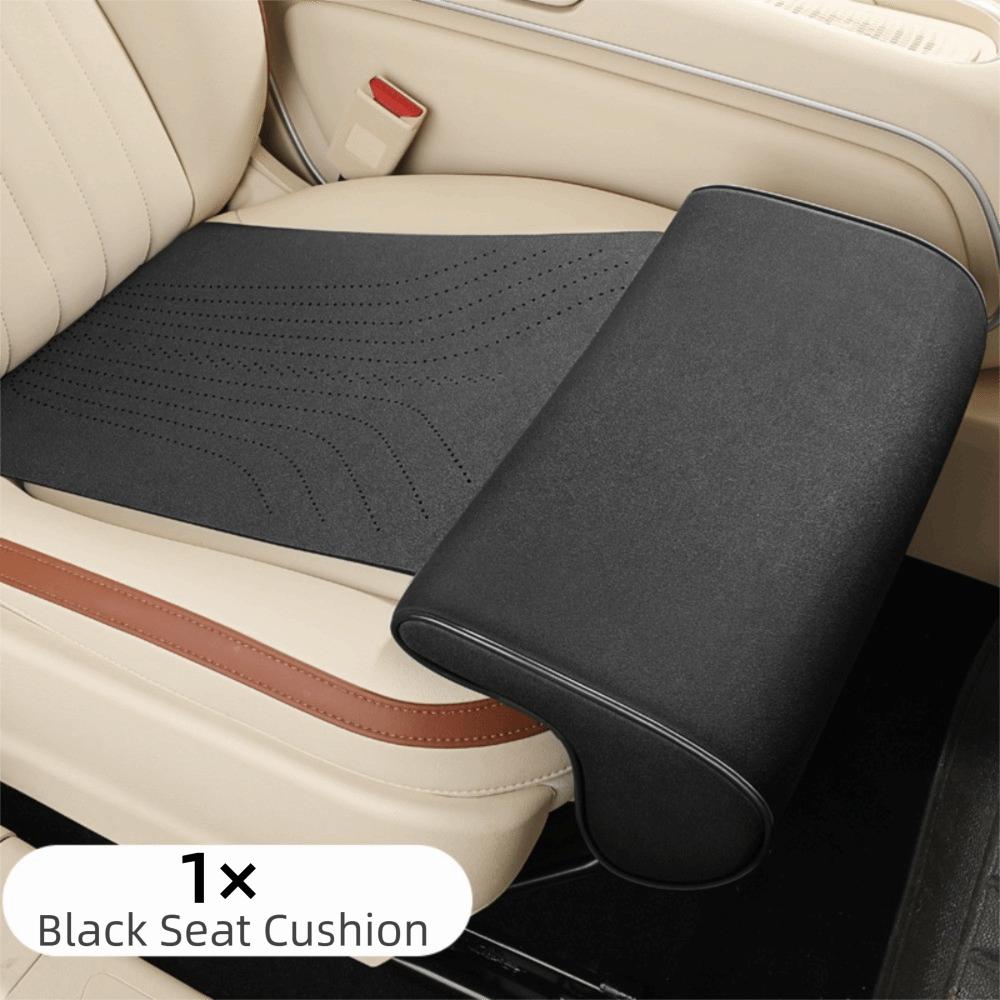 Leather Seat Extender Leg Cushion Memory Foam Seat Cushion New Car Seat Leg Support Pad  Long Drive