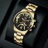 Fashion Men'S Stainless Steel Strap Men'S Watch Student Calendar Electronic Quartz Watch