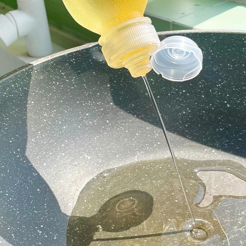 300/500/1000Ml Kitchen Oil Bottle Plastic Seasoning Squeeze Bottle For Salad Bbq Sauce Condiment Containers Cooking Tool