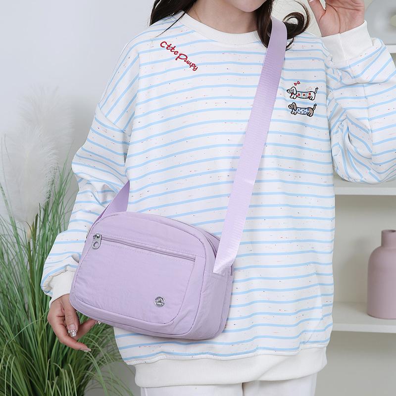 Lightweight Waterproof Nylon Crossbody Bag New Style Small Square Casual Ladies Phone Shoulder Bag Fashionable Women's Handbag