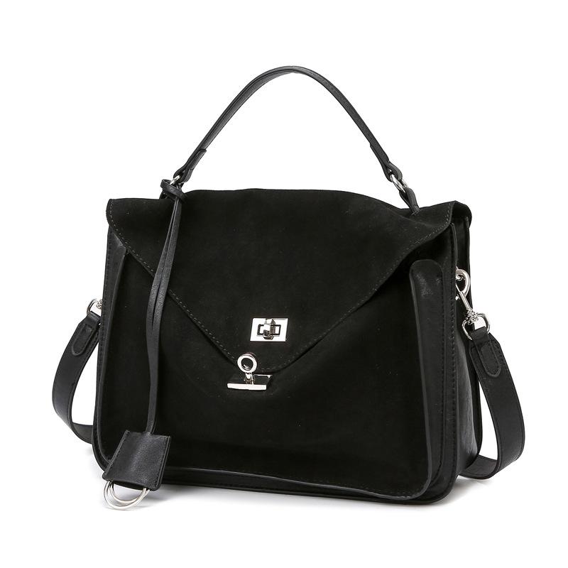 

Bags Women s matte leather light luxury women s bags high-end mail carrier bags versatile portable messenger bags large-capacity commuter bags чорний