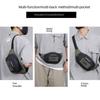 Multiple Pockets Multifunctional Waist Bag Large Capacity Men Running Pouch Men Chest Bag  Gym