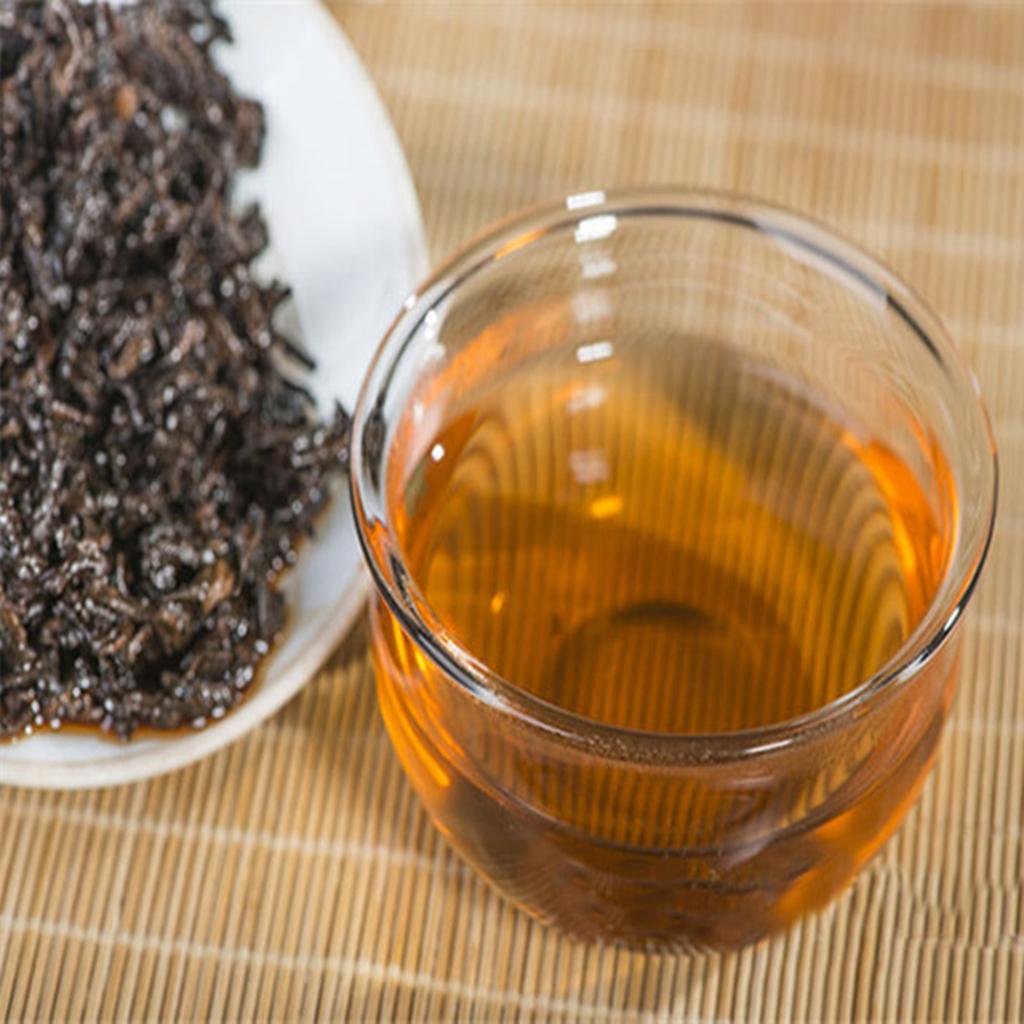 English Title: 50g Ripe Pu'er Tea LaoBanzhang Golden Bud Old Pu'er Health Care
