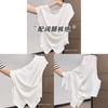 T Shirt Women Summer Oversize Linen Embroidered No Sleeve For Casual Fashion
