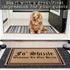 Fo Shizzle Welcome to Our Hizzle Doormat Rubber Bathroom Kitchen Mat Garden Garage Door Floor Mat Non-Slip Carpet Entrance Rug