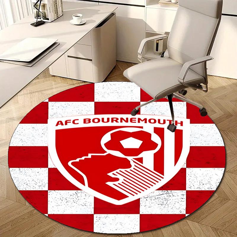 1pc Football Team (65) Design Printed Area Round Carpet for Bedroom Living Room Home Decor Rugs Mat Non Slip Mat Rug for Bedside