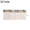 12/24/36 Holes Girl Pen Boy Pen Case Roll Bag Plátno Stacionární