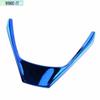 For Toyota Corolla 2014 2015-2018 Car Console Steering Wheel Cover Blue Titanium