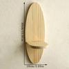 Oval Floated Shelf for Wall, Home Decor Organizer Storage Rack Wall Mount Wood Display Stand