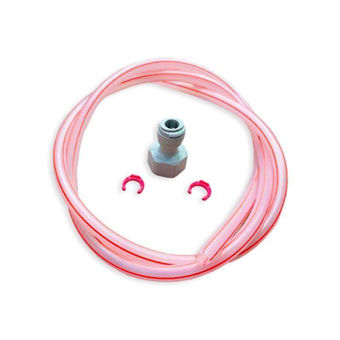 John Guest Beer Hose 3/8"-5/8" Complete 2m with Adapter and Rings