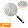 Heat Diffuser Plate Aluminum Alloy Food Defrosting Tray Kitchen Flame Guard Simmer Plate Double-Sided Non-Slip Induction