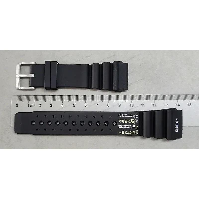 20mm 22mm 24mm ND Limits Silikonowy Pasek Nurkowy dla Seiko Water Ghost Żywica Męski Pasek do Zegarka Sportowego dla Casio dla Citizen Promaster