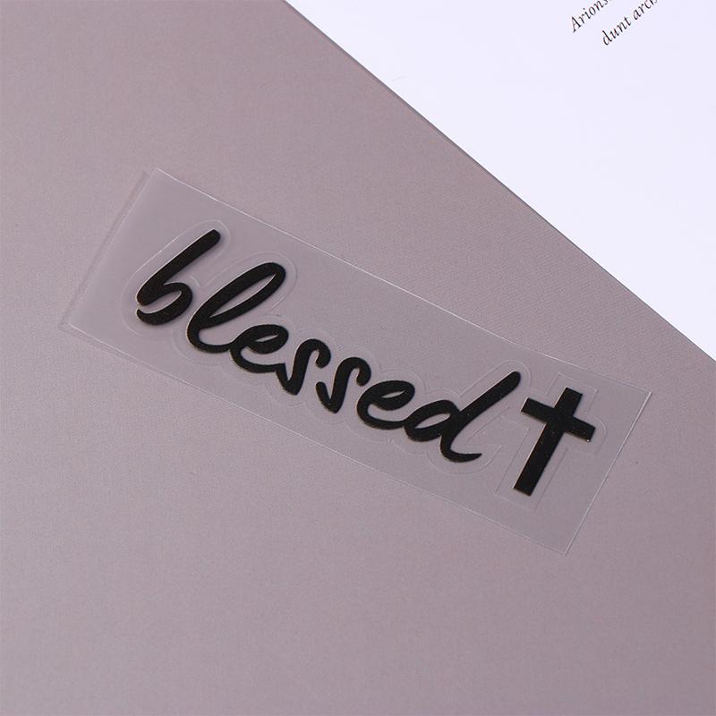 Blessed Mirror Decal Car Sticker For Women Faith Religious Vinyl Decoration For Cars Trucks Windows Mirror
