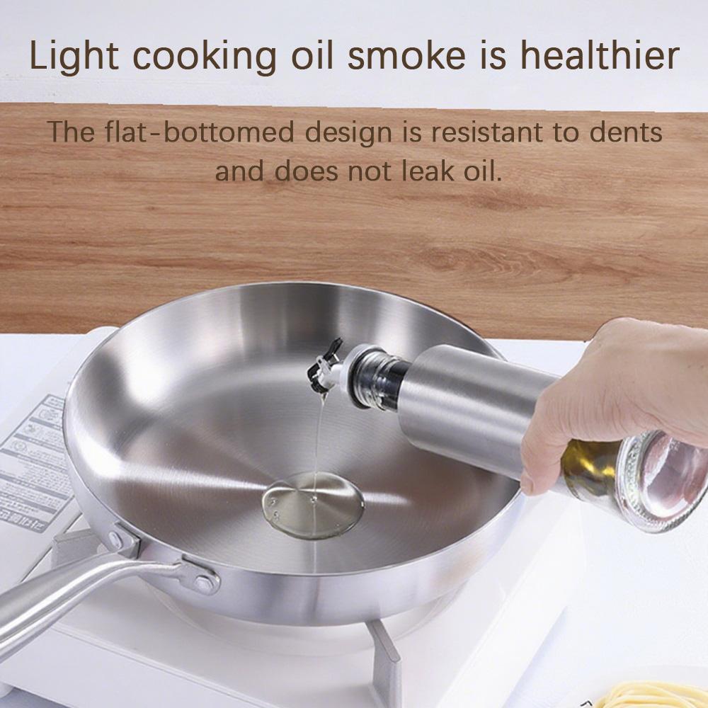 304 stainless steel wok -3-layer non stick, uncoated, long handled wok, suitable for induction cookers and ovens, fast heating