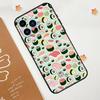 Kawaii Sushi Crowd Phone Case For iPhone 17 Pro Max 14 13 12 11 15 16 Pro Max Mini 16 Plus 16e 17 Air Funda