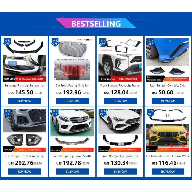 Front Bumper Lip Diffuser Cover for Tesla Model 3 Model Y 2017-2023 Sedan Lower Bumpers Blade Splitter Spoiler Body Kit