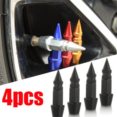 4pcs Wheel Tire Styling Valve Caps Alloy Cover Car Motorcycle Auto Exterior Accessories Wheel Tire Styling Valve Cap