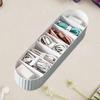 Cable Management Box 7 Compartment Electronics Management Organizer Large Capacity Electronic Accessories Storage Case For
