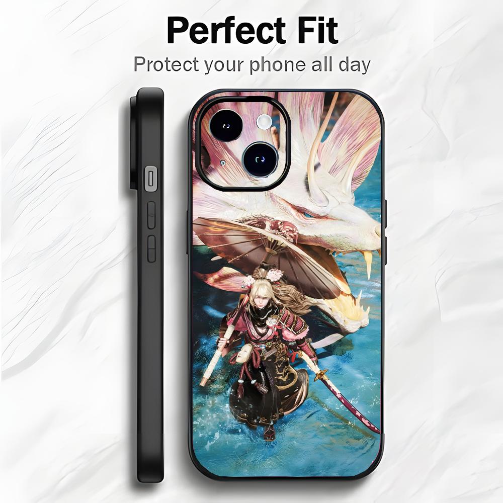 OpenWorld Action Game M-Monster Hunter Wilds Phone Case Phone Case Soft Packaging Lightweight For iPhone17 16 15 14 13ProMax