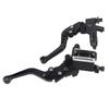 1 Pair 78"(22mm) Universal Motorcycle Brake Clutch Master Cylinder Reservoir Levers
