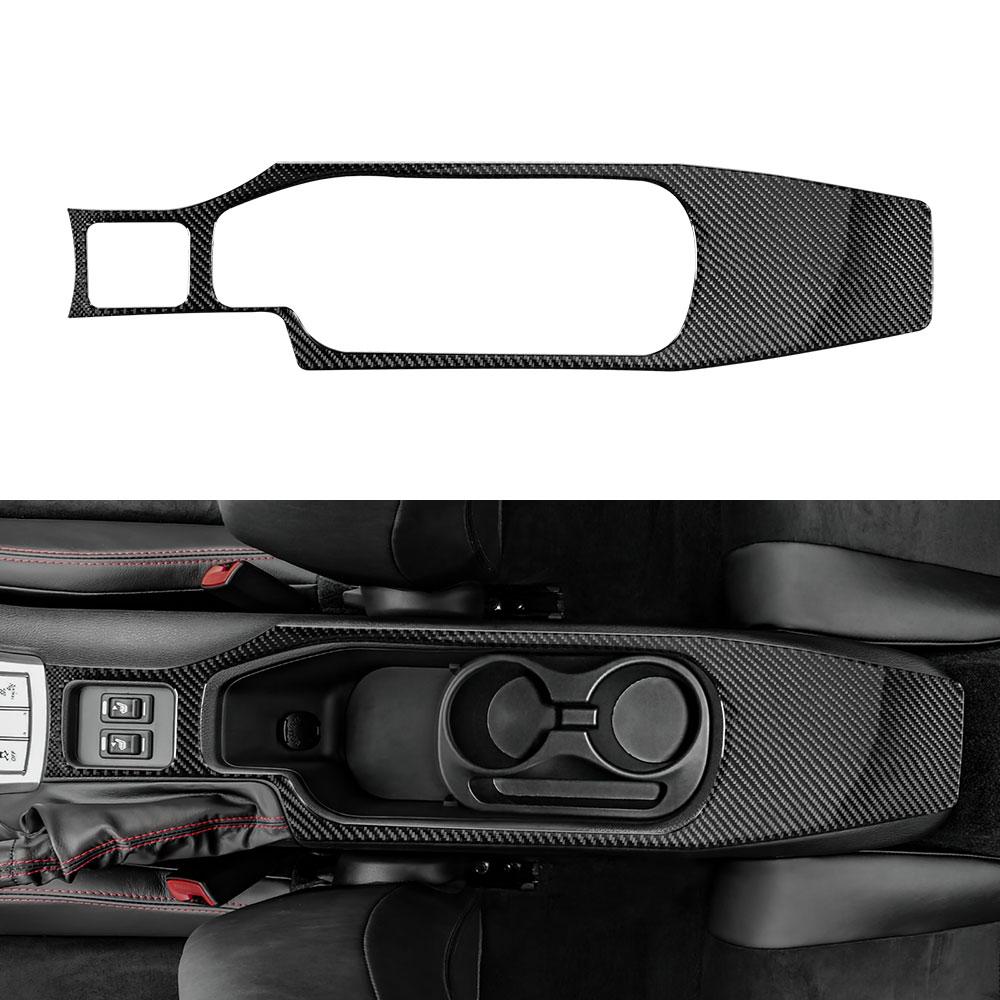 

Real Soft Carbon Fiber Sticker for Subaru BRZ Toyota GT86 2016 2017 2018 2019 2020 LHD RHD Car Central Control Water Cup Trim