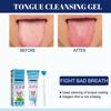 50g/Set Tongue Cleaner Simple Operation Ergonomics Handle Portable Tongue Cleansing Gel Brush for Unisex