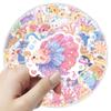 10/30/50pcs Cute Colorful Marine Life Stickers Aesthetic Ocean Animal Sticker DIY Stationery Phone Luggage Funny Graffiti Decals