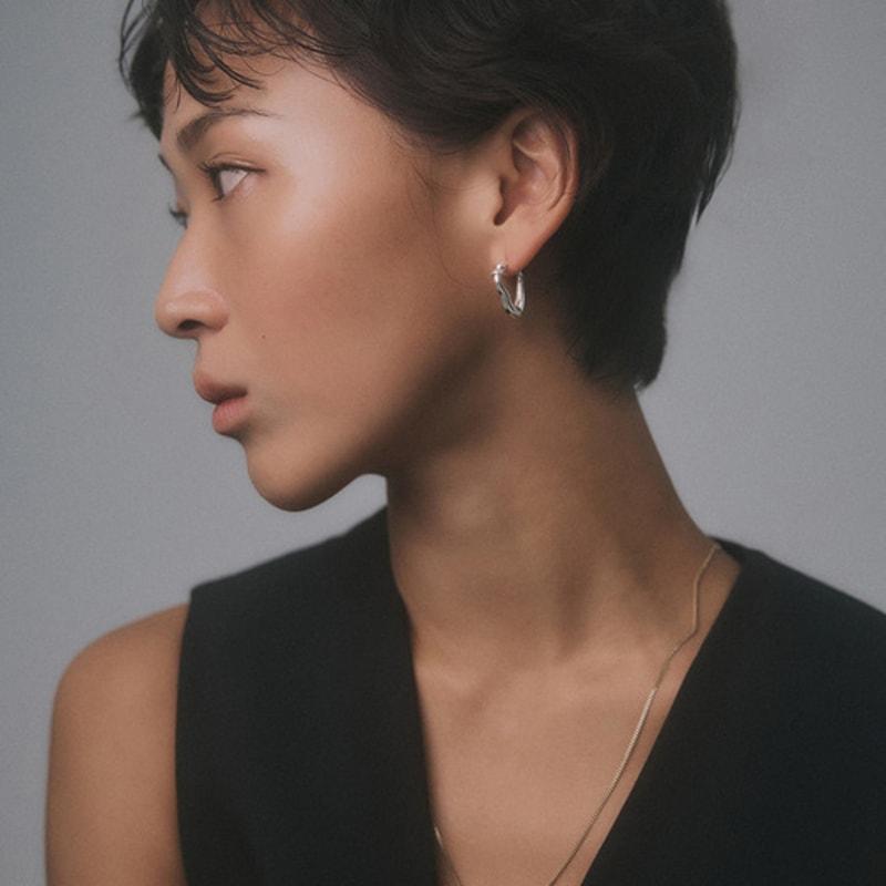 Hustad 232 Hoop Earring _ 925 Silver Earrings