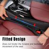 Car Seat Gap Filler Organizer 2 Pack, Anti-Drop Car Seat Gap Filler, Black