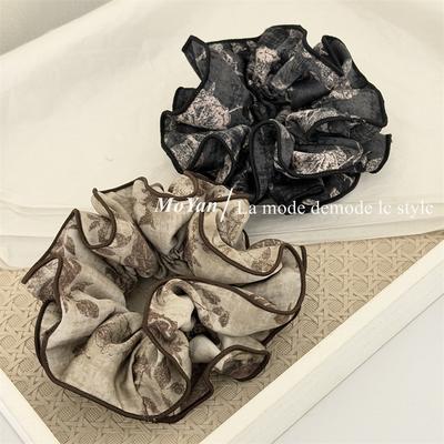 Fascia per Capelli Intrecciata a Forma di Intestino Crasso con Vita Sottile, Cordino per Capelli Stampato, Elastico per Coda di Cavallo, Decorazione Elegante per la Testa