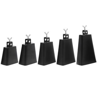 Large Cow Bells Noise Makers, Metal Cowbell, Hand Percussion Music Cowbell for Sporting Event, Drum Set, Church, Wedding