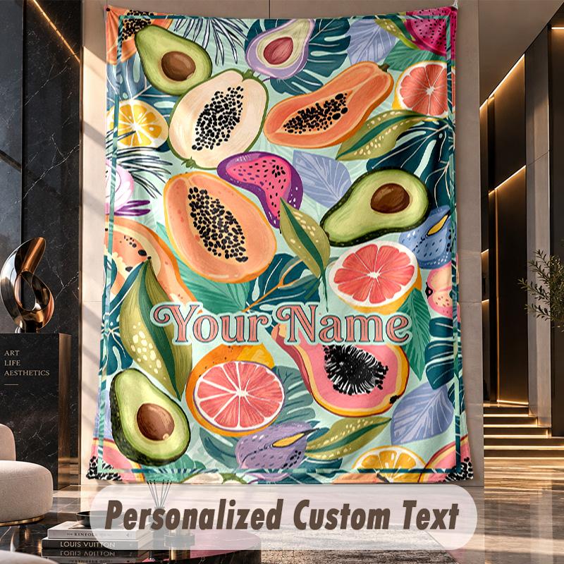 Frogs Forest Theme Wall Tapestry Customized With Name Text Personalized Hanging Tapestry For Bedroom Living Room Decor