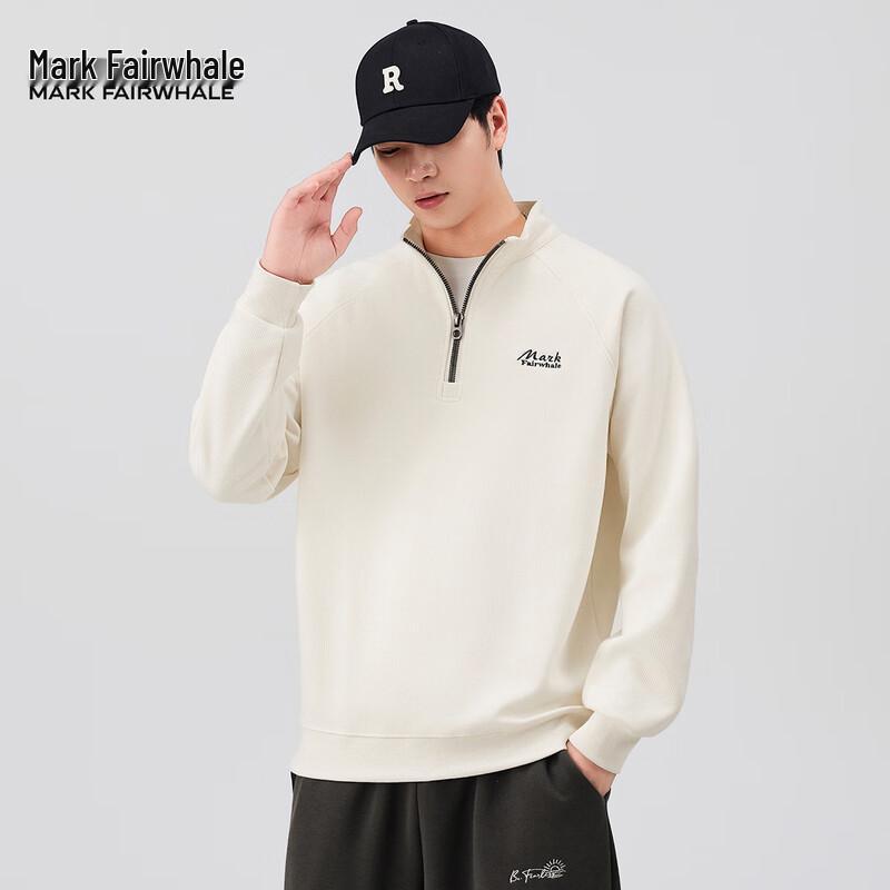 Mark Fairwhale Men's Embroidered Round-Neck Sweatshirt