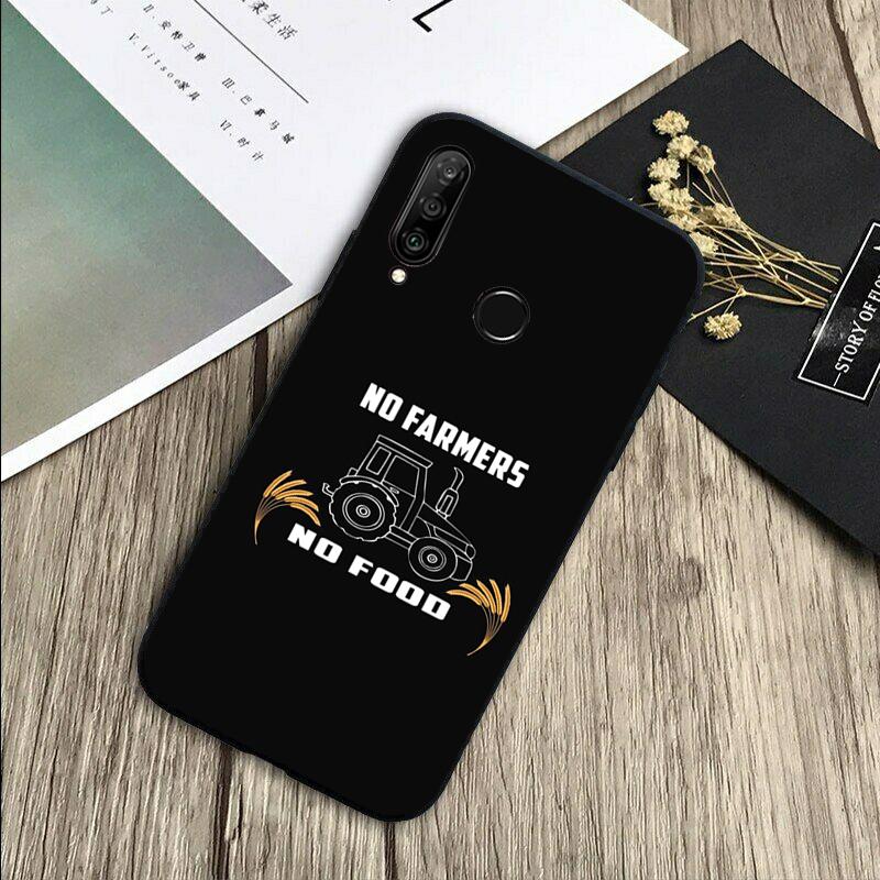 No Farmers No Food For Huawei Nova 12s 12i 11i 7i 8i Y73 Y70 Y90 Y60 Y72 Y61 Y91 9 10 SE P30 Pro P40 Lite Case