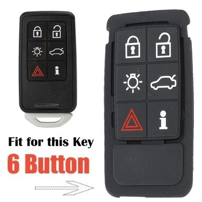 Long Lasting Rubber Keyless Remote Pad for Volvo XC60 XC70 V70 S60 S80
