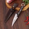 Boning Knife Chef Slice Fruit Cleaver Meat Kitchen Knives Hand Forged Blade Wood Handle Barbecue Cooking Steak Knife With Sheath