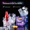 BAILOCK Acrylic Ice Bucket with Tongs