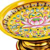 Alloy Temple Tray Easy to Fill Buddhist Decoration Chinese Style 7 Inch
