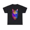 Colorful Psychedelic Cat T Shirt S 5Xl