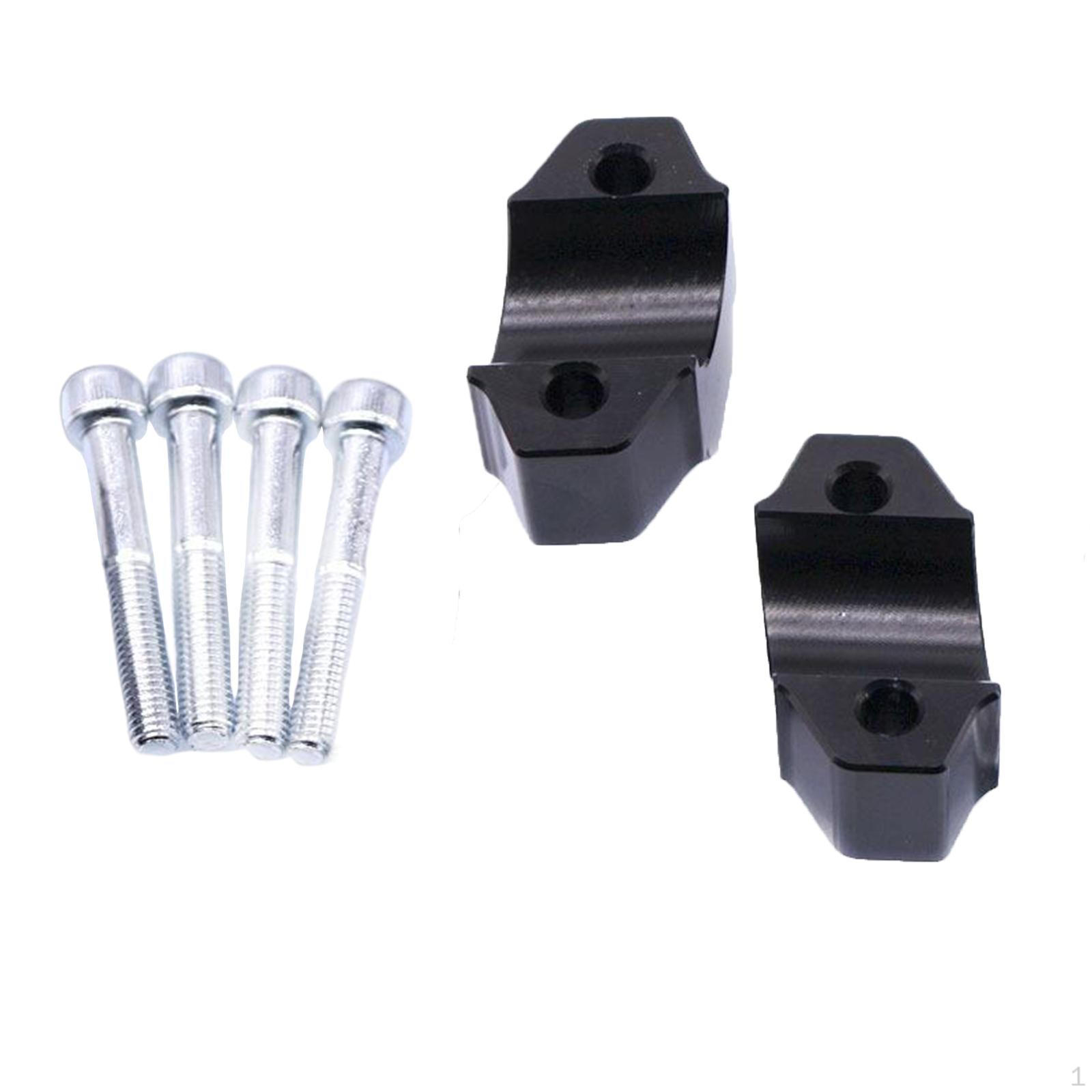 

0014-2018 Motorcycle Adjustable Handlebar Riser Kit, Heavy Duty чорний