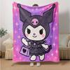 1pc Kuromi's Halloween Adventure Blanket, Seasonal Home Decorative Throw, Unique Gift Idea, Living Room, Travel, Camping, Car Blankets, Beach, Office