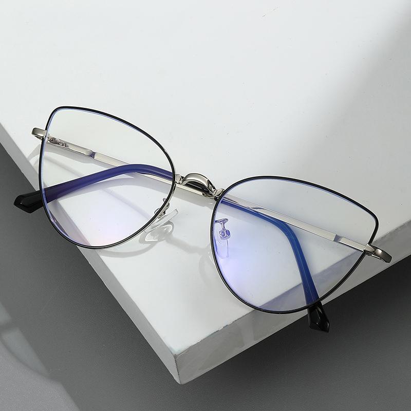 Feminino Anti Blue Light Glasses Women Cat Eye Optical Myopia Nearsighted Computer Eyewear Minus 2 3 Diopter Glasses
