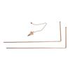 1 Set Copper Probe Rod Gold Measuring Rods With Pendulum Tools Hunting For Water Treasure Gold Lost Items Finding Tools